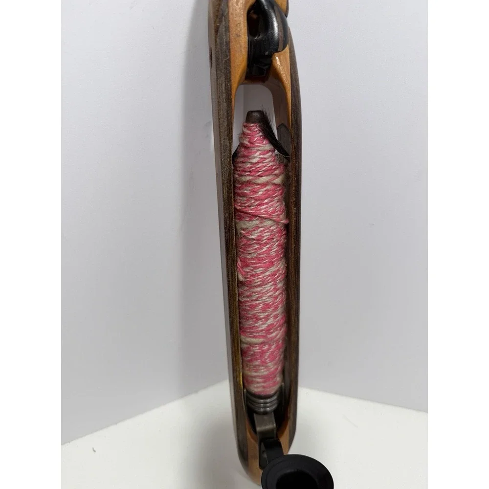 Vintage Steel Heddle Loom Shuttle‎ Sconce - Pink Bobbin Candle Holder